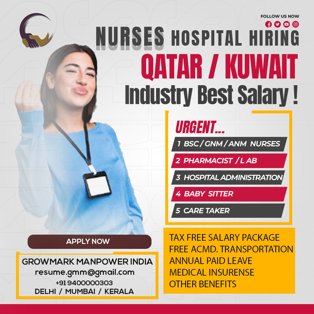 Qatar Top Hospital Jobs For Indians (Qatar Hospital Recruitment)